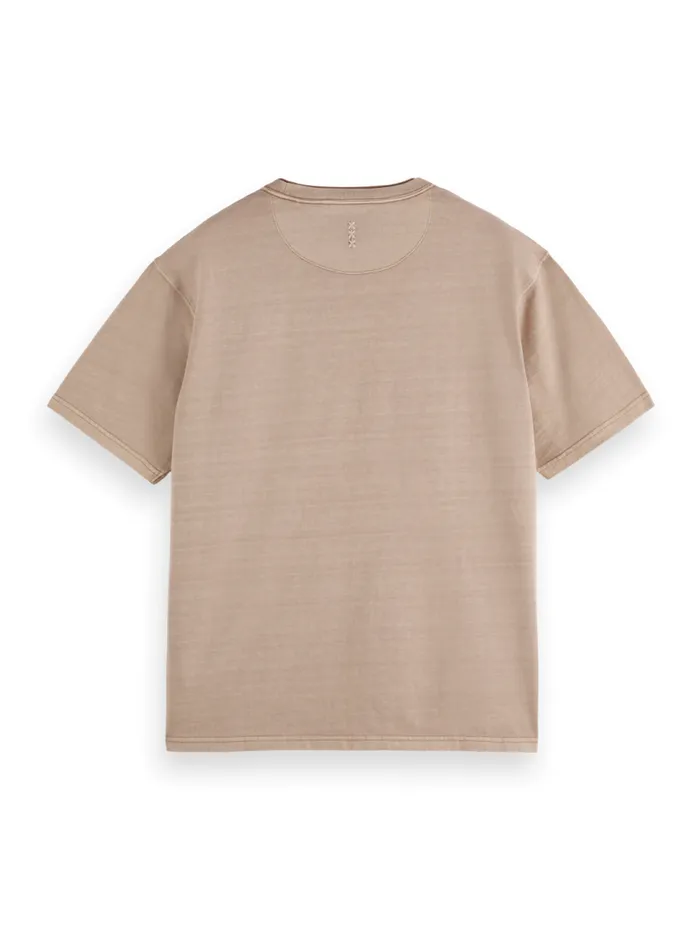 3 CROSSES PROGRAM RELAXED FIT TSHIRT Mocha Men Scotch and Soda TShirts and Polo Shirts 3 CROSSES PROGRAM RELAXED FIT TSHIRT Mocha Men Scotch and Soda TShirts and Polo Shirts