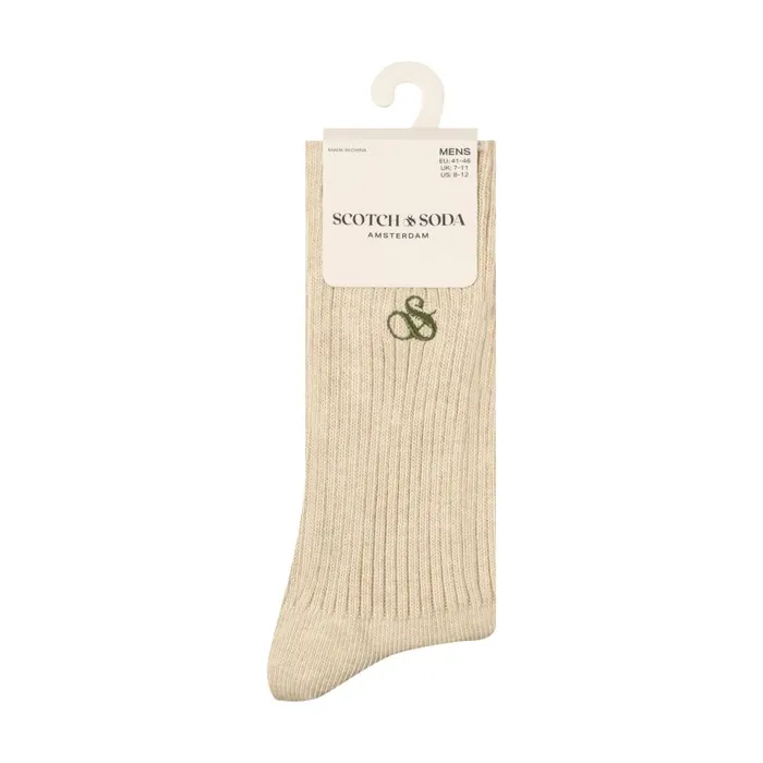 3PK MENS NON TERRY CREW Grey Black Men Scotch and Soda Underwear and Socks