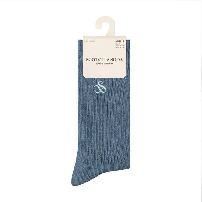 3PK MENS NON TERRY CREW Grey Black Men Scotch and Soda Underwear and Socks