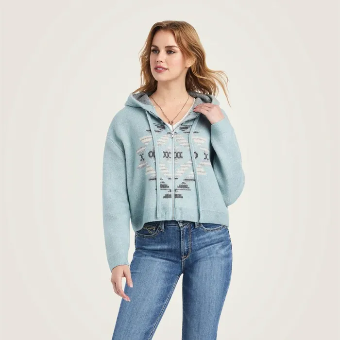 Agave Garden Sweater Arctic Women Ariat Sweaters and Cardigans