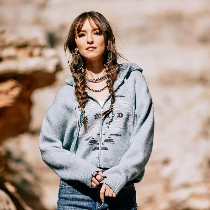 Agave Garden Sweater Arctic Women Ariat Sweaters and Cardigans