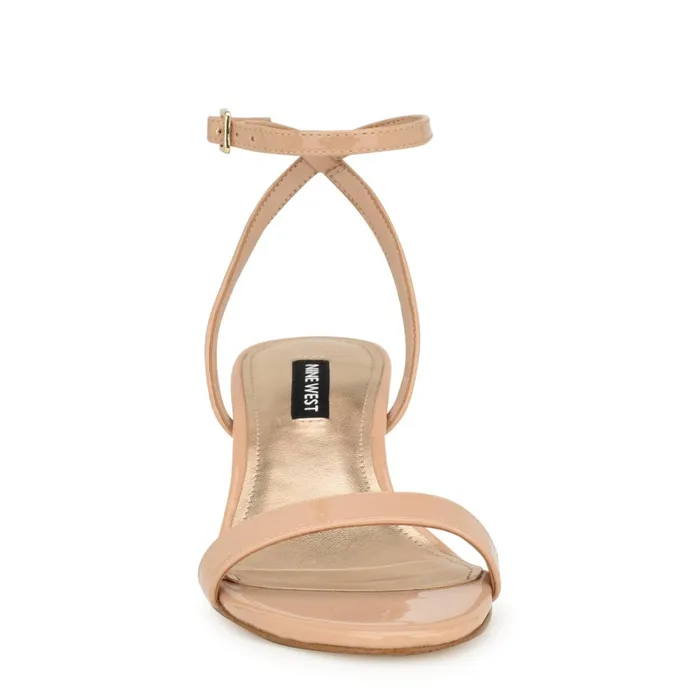 Allora Ankle Strap Block Heeled Sandals Light Natural Women Nine West Sandals Allora Ankle Strap Block Heeled Sandals Light Natural Women Nine West Sandals