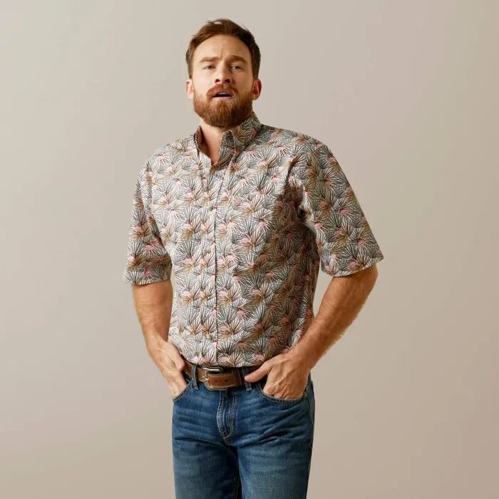 Amir Classic Fit Shirt White Men Ariat Button Down Shirts