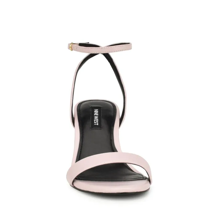Anny Ankle Strap Heeled Sandals Baby Pink Women Nine West Heeled Anny Ankle Strap Heeled Sandals Baby Pink Women Nine West Heeled