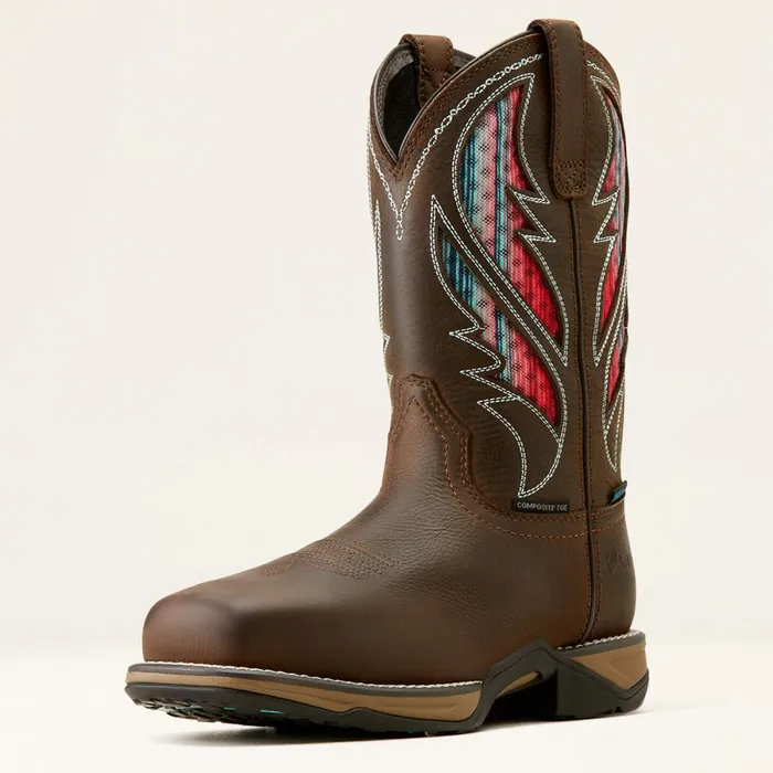 Anthem VentTEK Waterproof Composite Toe Work Boot Dark Chocolateserape Women Ariat Work Boots and Shoes