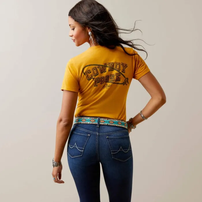 Ariat Cowboy Posse TShirt Buckhorn Heather Women Ariat TShirts and Tops