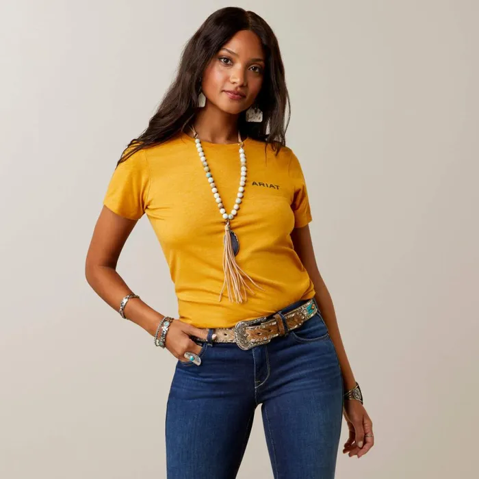 Ariat Cowboy Posse TShirt Buckhorn Heather Women Ariat TShirts and Tops Ariat Cowboy Posse TShirt Buckhorn Heather Women Ariat TShirts and Tops