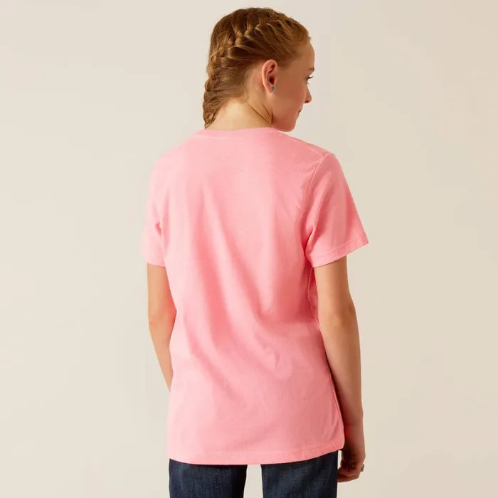 Ariat Tall Boot TShirt Pink Ice Kids Ariat TShirts and Polos Ariat Tall Boot TShirt Pink Ice Kids Ariat TShirts and Polos