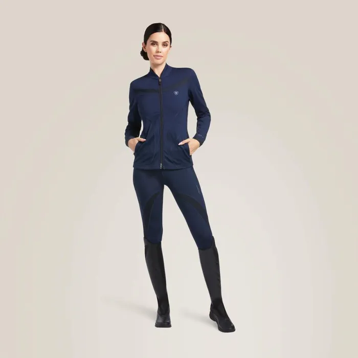 Ascent Full Zip Sweatshirt Navy Women Ariat Sweatshirts and Hoodies