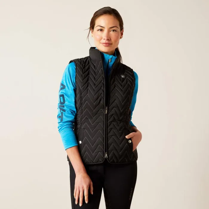 Ashley Insulated Vest Black Women Ariat Jackets and Vests