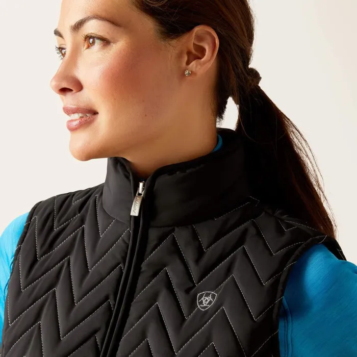 Ashley Insulated Vest Black Women Ariat Jackets and Vests