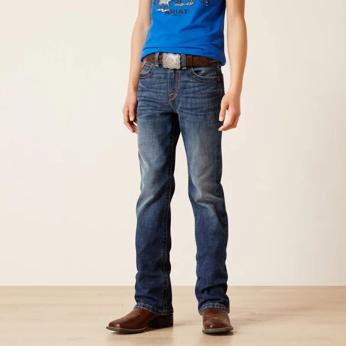 B4 Relaxed Dennis Boot Cut Jean Denali Kids Ariat Jeans