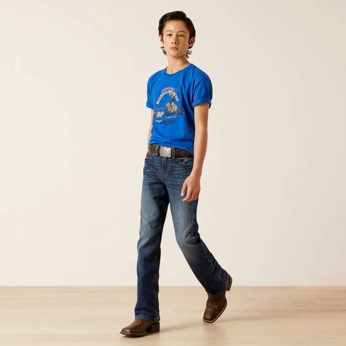B4 Relaxed Dennis Boot Cut Jean Denali Kids Ariat Jeans B4 Relaxed Dennis Boot Cut Jean Denali Kids Ariat Jeans