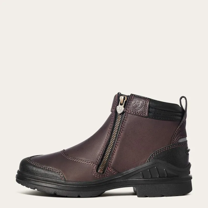 Barnyard Side Zip Boot Dark Brown Women Ariat Western Boots Barnyard Side Zip Boot Dark Brown Women Ariat Western Boots
