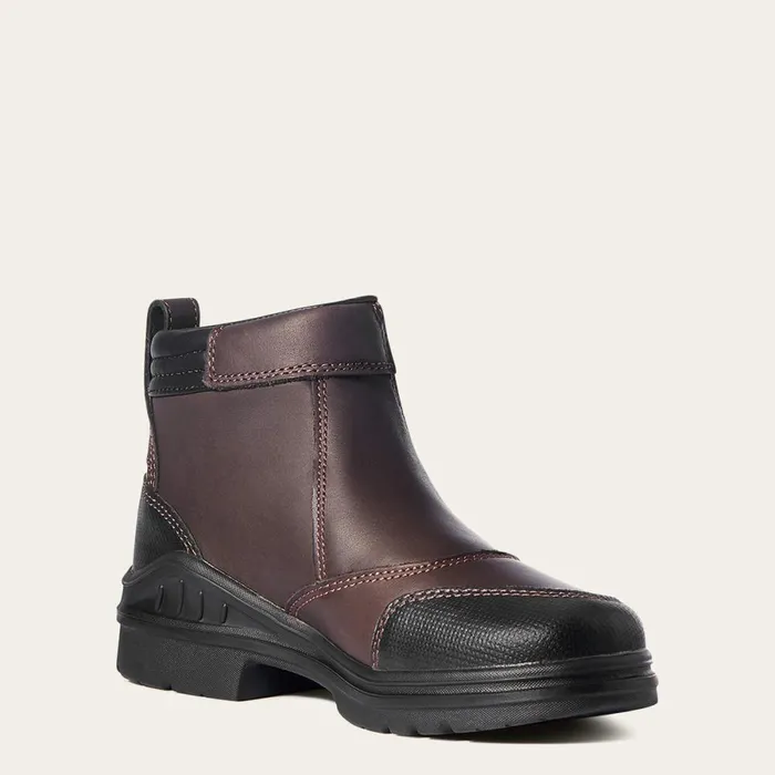 Barnyard Side Zip Boot Dark Brown Women Ariat Western Boots Barnyard Side Zip Boot Dark Brown Women Ariat Western Boots