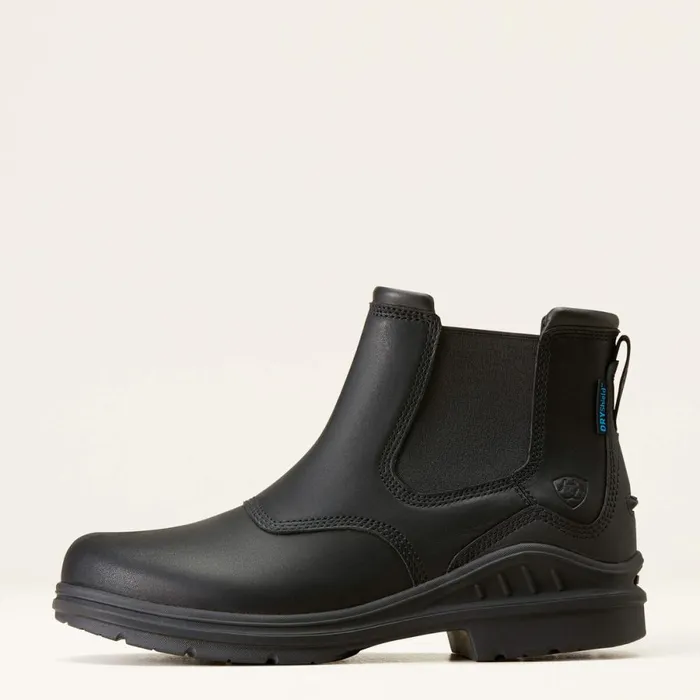 Barnyard Twin Gore II Waterproof Boot Black Men Ariat English Riding Boots Barnyard Twin Gore II Waterproof Boot Black Men Ariat English Riding Boots