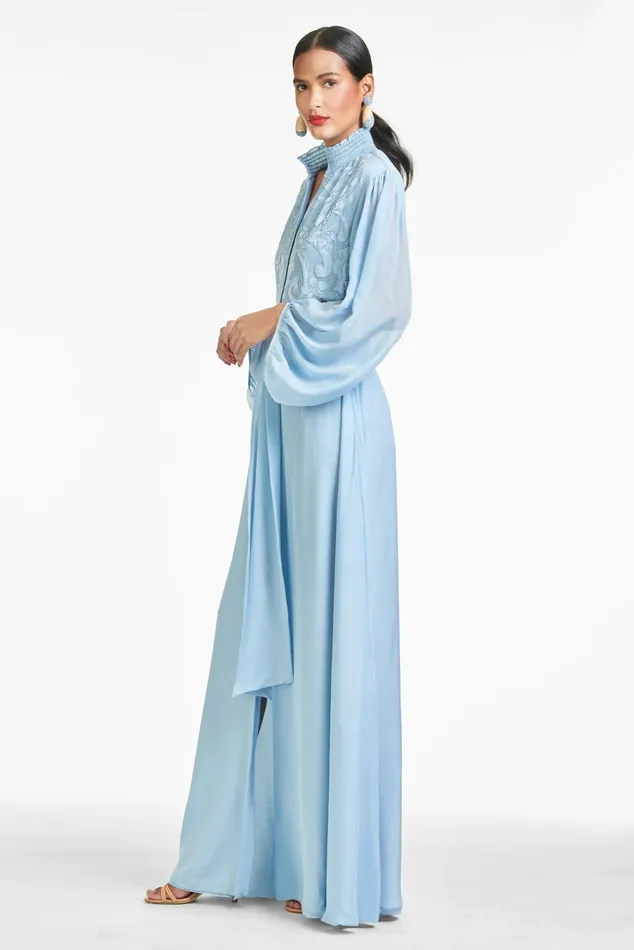 Beatrix Gown 8211 Chambray Blue Women Sachin and Babi Covered