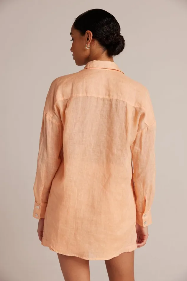 Bella Dahl Boyfriend Button Down 8211 Peach Parker Women Button Down Bella Dahl Boyfriend Button Down 8211 Peach Parker Women Button Down