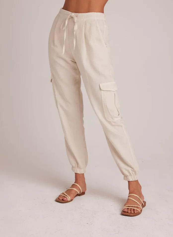 Bella Dahl Isla Pleated Jogger 8211 Seashell Sand Women Pants