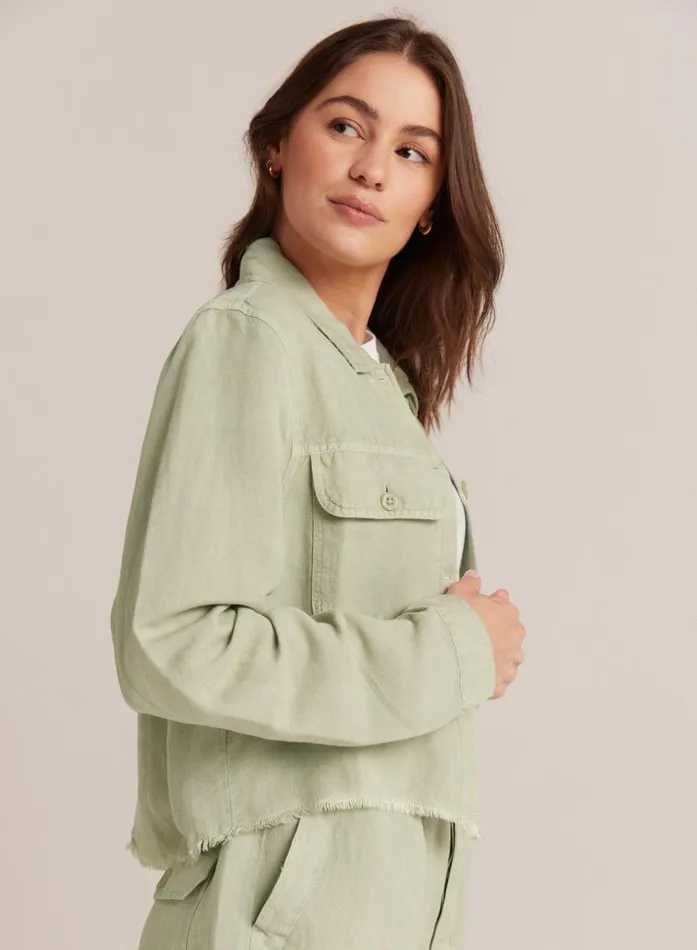 Bella Dahl Lily Frayed Hem Jacket 8211 Muted Army Women Sweaters and Jackets Bella Dahl Lily Frayed Hem Jacket 8211 Muted Army Women Sweaters and Jackets