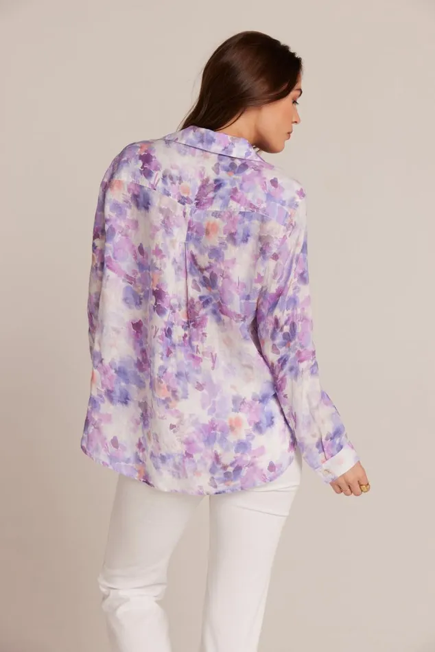 Bella Dahl Linen Pocket Button Down 8211 Iris Floral Print Women Long Sleeve Bella Dahl Linen Pocket Button Down 8211 Iris Floral Print Women Long Sleeve