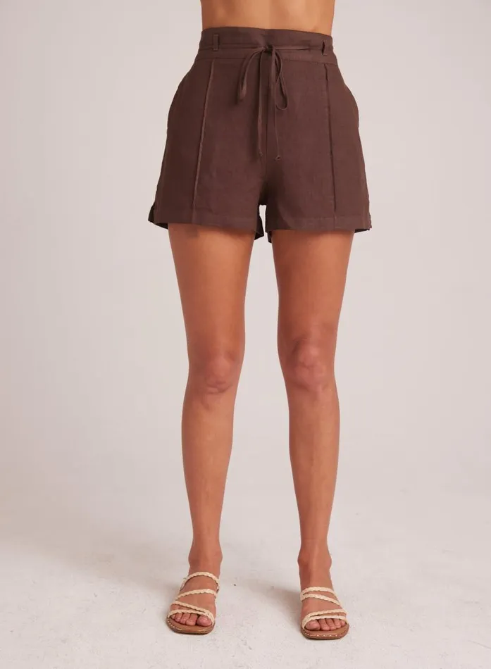 Bella Dahl Pintuck Short 8211 Cocoa Cabana Women Shorts Bella Dahl Pintuck Short 8211 Cocoa Cabana Women Shorts