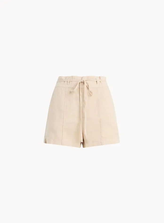 Bella Dahl Pintuck Short Samba Tan Women Shorts
