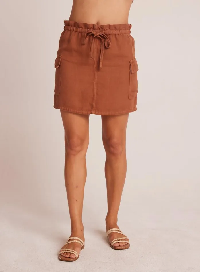 Bella Dahl Posey Cargo Mini Skirt 8211 Summer Brown Women Skirts Bella Dahl Posey Cargo Mini Skirt 8211 Summer Brown Women Skirts