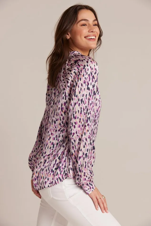 Bella Dahl Raglan Sleeve Pullover 8211 Confetti Print Women Button Down Bella Dahl Raglan Sleeve Pullover 8211 Confetti Print Women Button Down