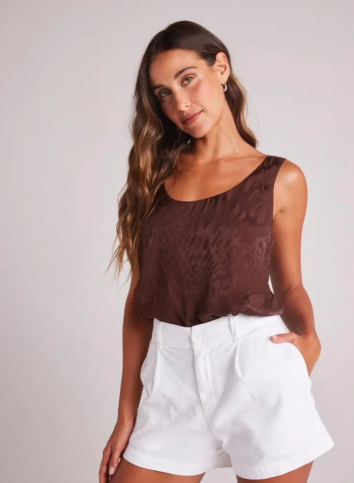 Bella Dahl Scoop Neck Tank 8211 Cafu00e9 Noir Women Sleeveless