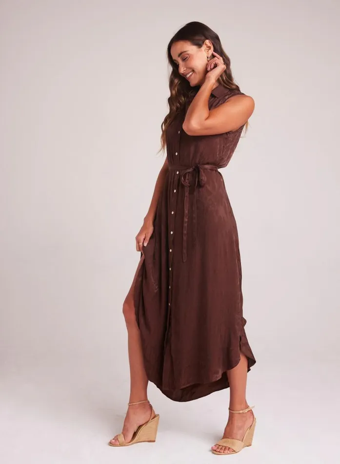 Bella Dahl Sleeveless Shirred Maxi Dress 8211 Cafu00e9 Noir Women Maxi Dresses Bella Dahl Sleeveless Shirred Maxi Dress 8211 Cafu00e9 Noir Women Maxi Dresses