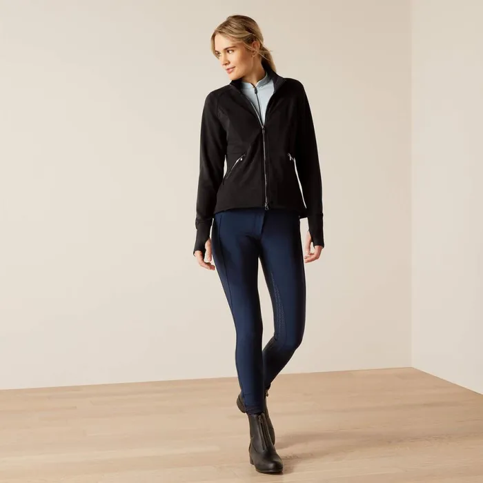 Bellatrix Full Zip Sweatshirt Black Women Ariat Sweatshirts and Hoodies