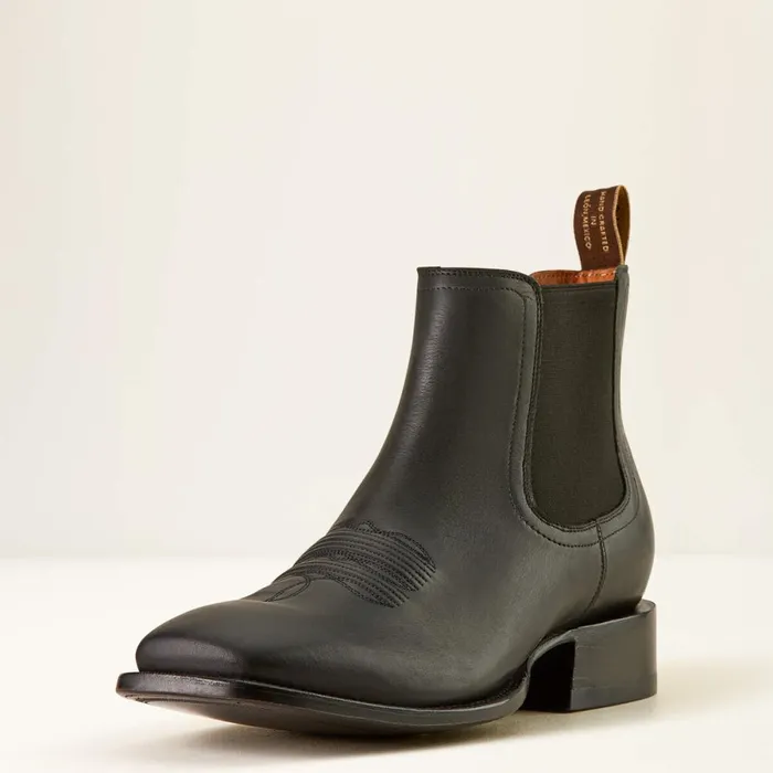 Bench Made Younger Western Boot Cool Black Bison Men Ariat Western Boots