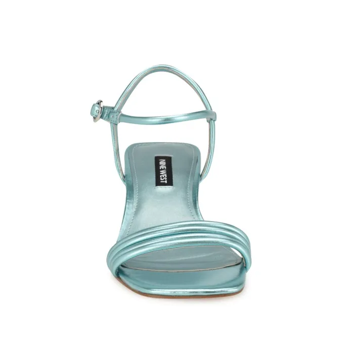 Bernise Block Heel Sandals Blue Women Nine West Sandals Bernise Block Heel Sandals Blue Women Nine West Sandals