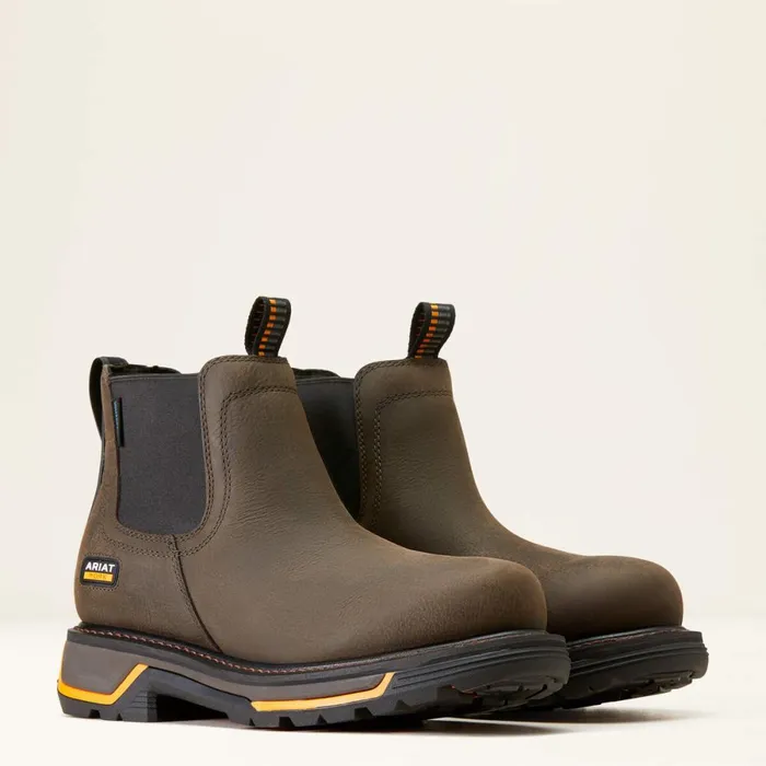 Big Rig Chelsea Waterproof Work Boot Iron Coffee Men Ariat Work Boots Big Rig Chelsea Waterproof Work Boot Iron Coffee Men Ariat Work Boots