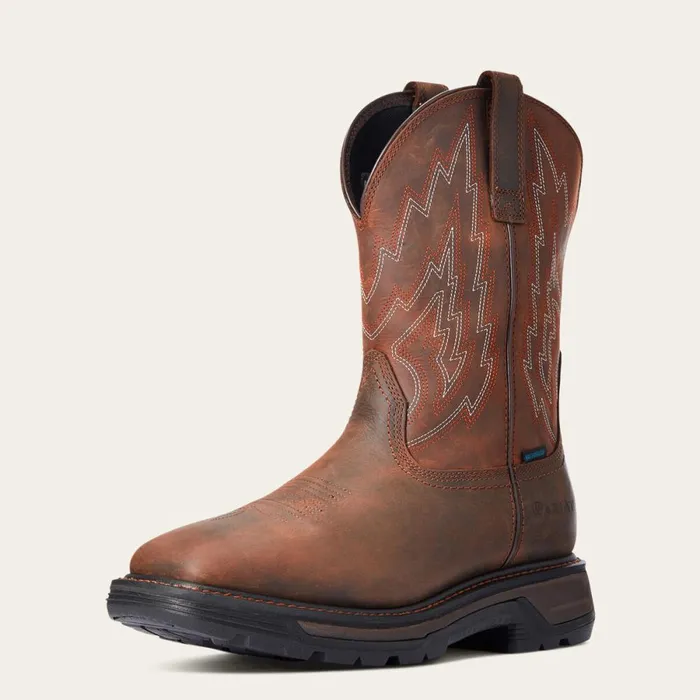 Big Rig Waterproof Work Boot Dark Brown Men Ariat Work Boots