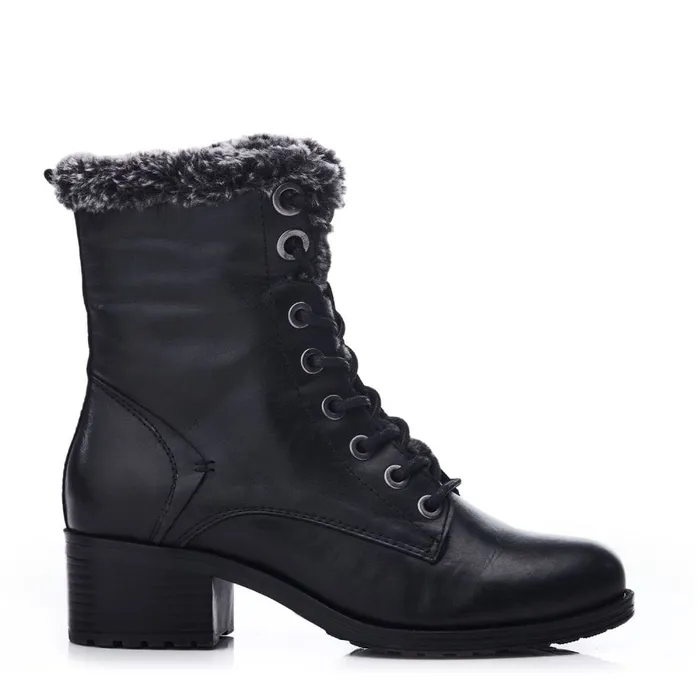 Black Boots Women Moda In Pelle Alpinne Black Leather