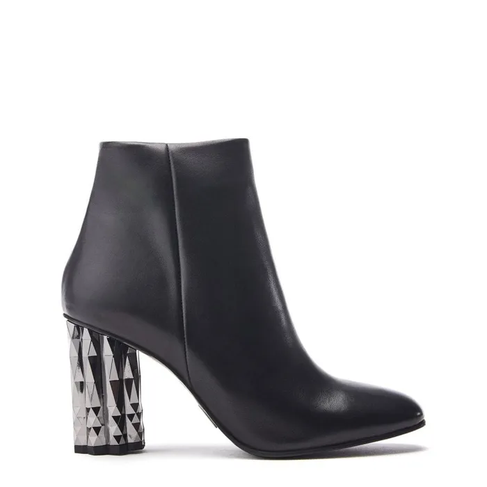 Black Boots Women Moda In Pelle Kiratta Black Leather