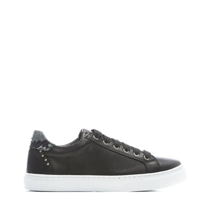 Black Trainers Women Moda In Pelle Bradd Black Leather