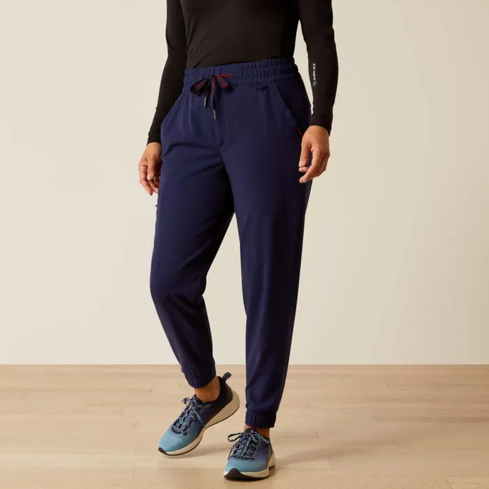 Blackwell Cargo Stretch Jogger Scrub Pant Navy Women Ariat Scrubs