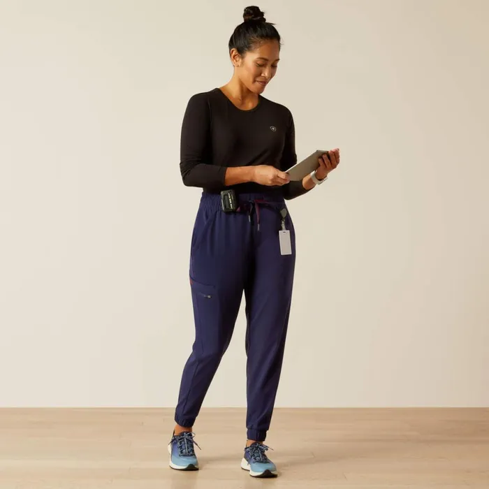 Blackwell Cargo Stretch Jogger Scrub Pant Navy Women Ariat Scrubs Blackwell Cargo Stretch Jogger Scrub Pant Navy Women Ariat Scrubs