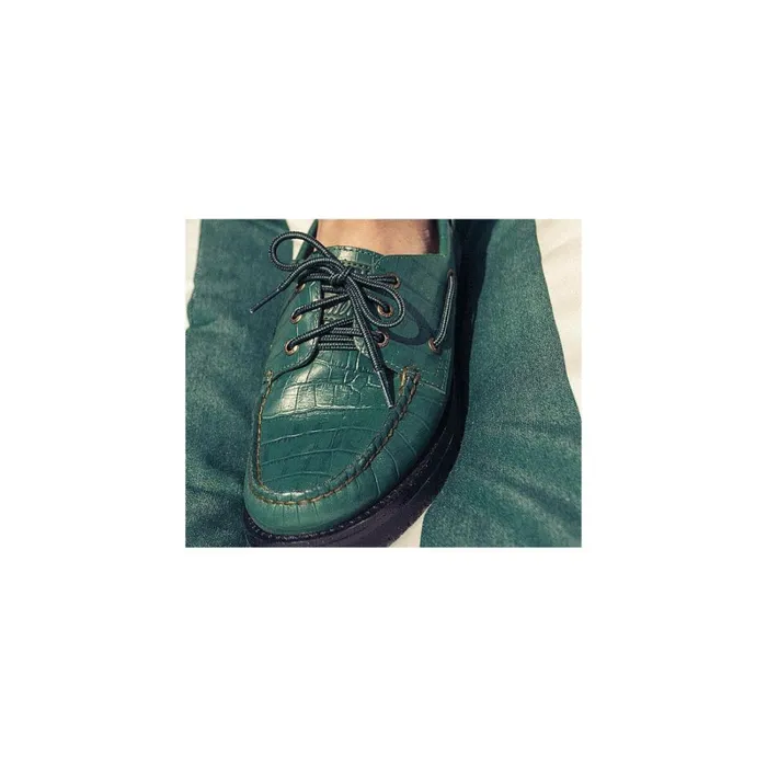 Boat Shoes Men Sperry Sperry X Malbon Authentic Original 3Eye Croc Boat Shoe Green Boat Shoes Men Sperry Sperry X Malbon Authentic Original 3Eye Croc Boat Shoe Green