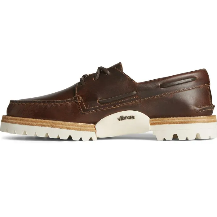 Boat Shoes MenWomen Sperry Unisex Cloud Authentic Original 3Eye Vibram Boat Shoe Brown