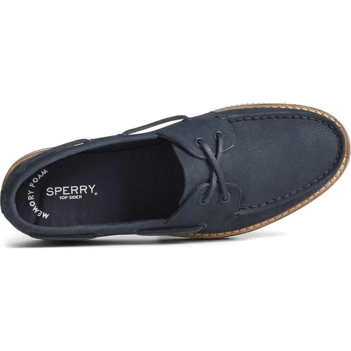 Boat Shoes Women Sperry Authentic Original Stacked Boat Shoe Navy