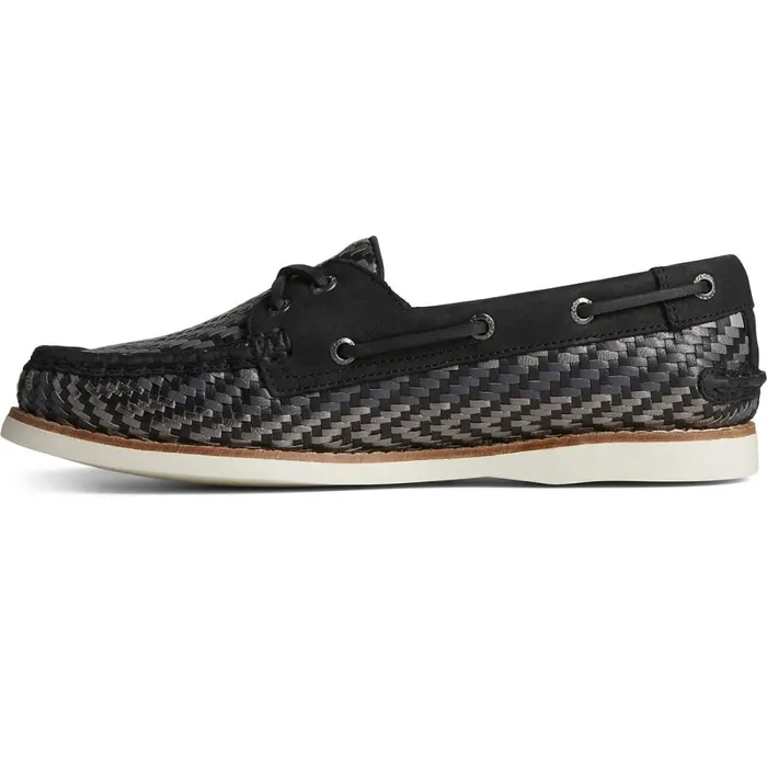 Boat Shoes Women Sperry Authentic Original Woven Boat Shoe Black Boat Shoes Women Sperry Authentic Original Woven Boat Shoe Black
