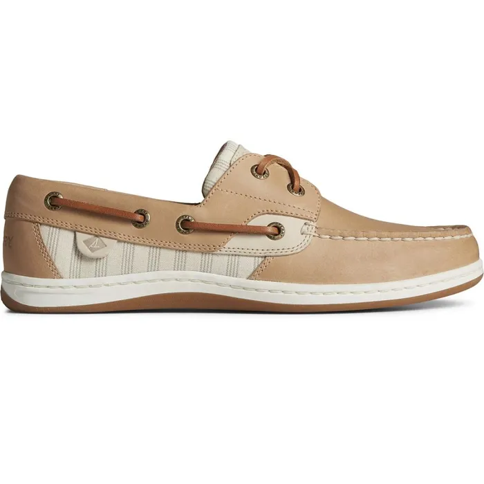 Boat Shoes Women Sperry Koifish Stripe Boat Shoe Tan