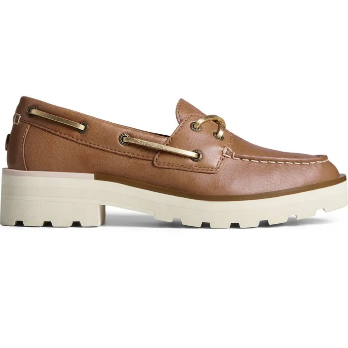 Boat Shoes Women Sperry Lug Boat Shoe Tan