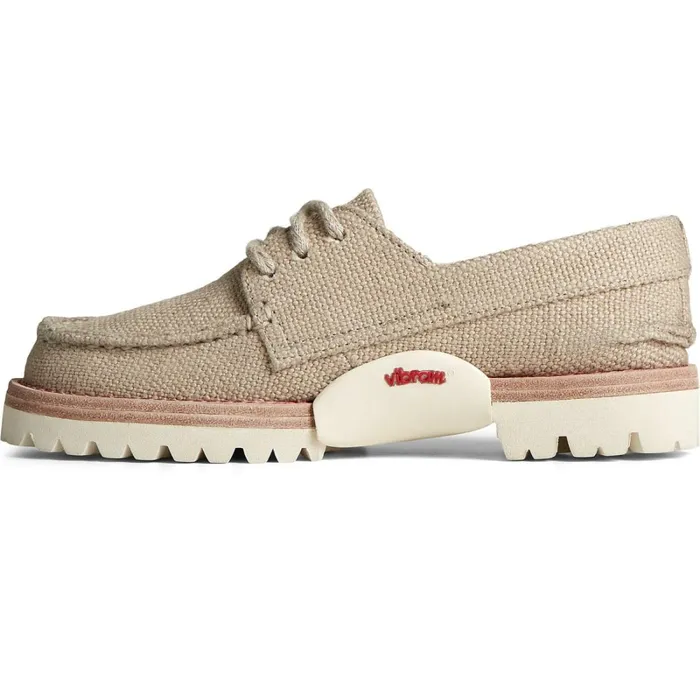 Boat Shoes Women Sperry Sperry X Malbon Authentic Original 3Eye Hemp Boat Shoe Hemp Tan