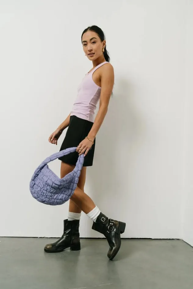 Bohme Bags Julia Quilted Bag In Lavender Lavender 8211 Women Bohme Bags Julia Quilted Bag In Lavender Lavender 8211 Women