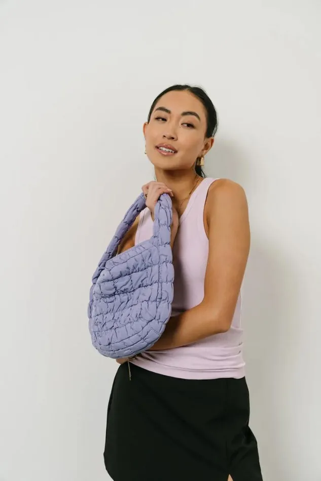 Bohme Bags Julia Quilted Bag In Lavender Lavender 8211 Women Bohme Bags Julia Quilted Bag In Lavender Lavender 8211 Women